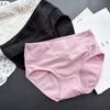 Ladies Spring and Autumn Classic Comfortable Cotton Comfortable Hip Mid Waist Underwear