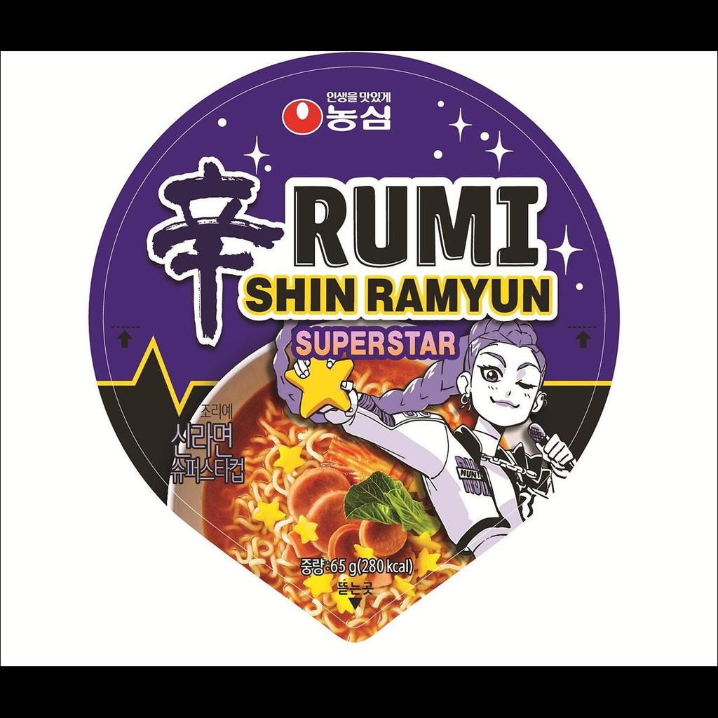 Nongshim Суперзвезда Шин Рамён в стаканчике (Маленький) 65 г x 6 стаканчиков (1 Пучок)