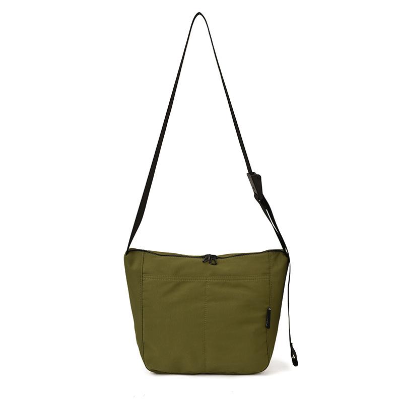 New Original Simple Versatile Canvas Bag Women's Large Capacity Crossbody Shoulder Bag College Student Class Commuter Bag