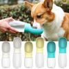 Уличная портативная бутылка для воды для собак, средних и больших собак, кошек, для путешествий, герметичная, для щенков, чихуахуа, матовая текстура, миска для воды для домашних животных
