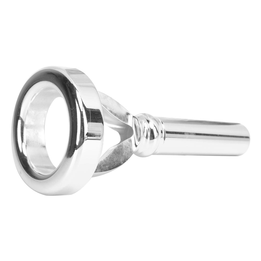 Tuba Mouthpiece Trainer Exercising Mouth Thick Silver Coating Musical Instrument Equipment