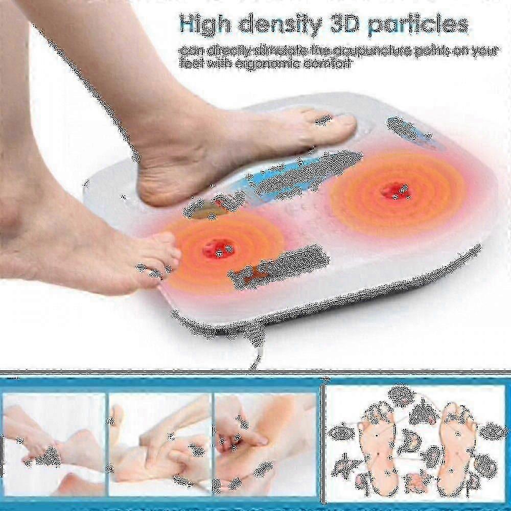Foot Leg Vibration Blood Circulation Booster Feet Massager With Heated 9 Modes -gsl