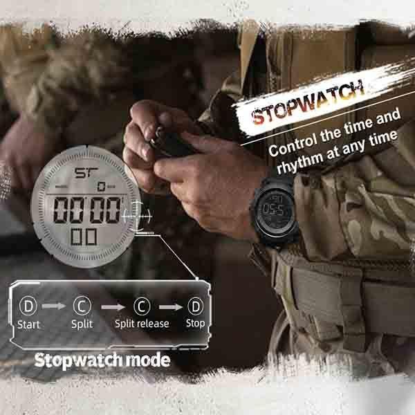 NORTH EDGE Мужские цифровые военные спортивные часы мужские 50 м водонепроницаемые