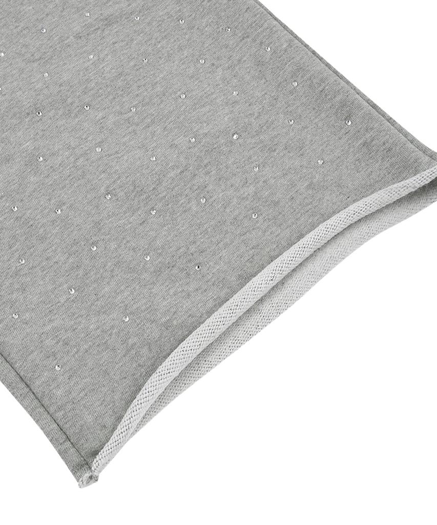 GRAILZ Crystal Baggy Sweat Pants [Gray]