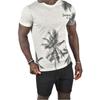 Летняя футболка DeepSEA с рисунком пальмы и цифровым принтом 2403220
