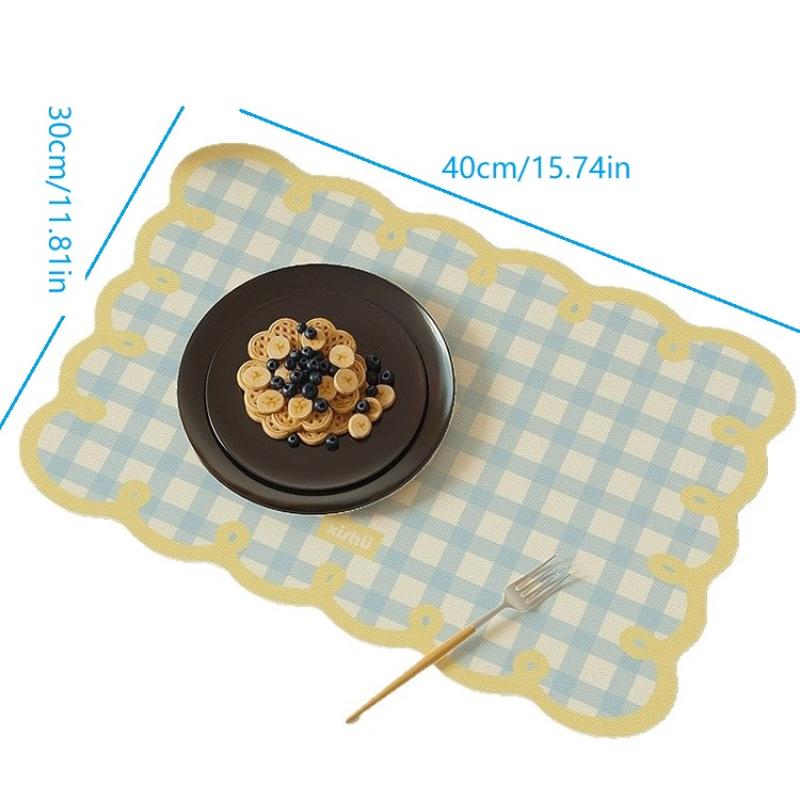 Rectangular Diatom Mud Placemat Heat Insulation Anti Skidding Dish Mat Pad Absorbent Pads Table Decoration And Accessories Mat