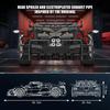 MOULD KING 13182 Высокотехнологичный автомобиль MOC 1:8-масштабная модель автомобиля, суперспортивный автомобиль, идеальная концепция автомобиля, технология гальванизации