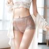 Women Panties Lace Briefs High Waist Underwear Female Intimates Mesh Breathable Underpants
