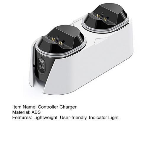 Зарядная станция с контроллером и световым индикатором. Удобная док-станция для зарядного устройства с контроллером. Аксессуары для зарядной станции для PS5.