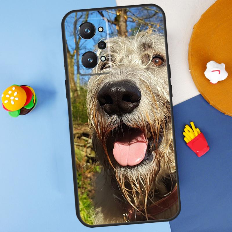 Irish Wolfhound Dog For Realme C55 C67 C61 C75 C53 C51 C21Y C25S GT 6 6T 5 GT7 Pro 10 11 12 13 14 Pro Plus Case