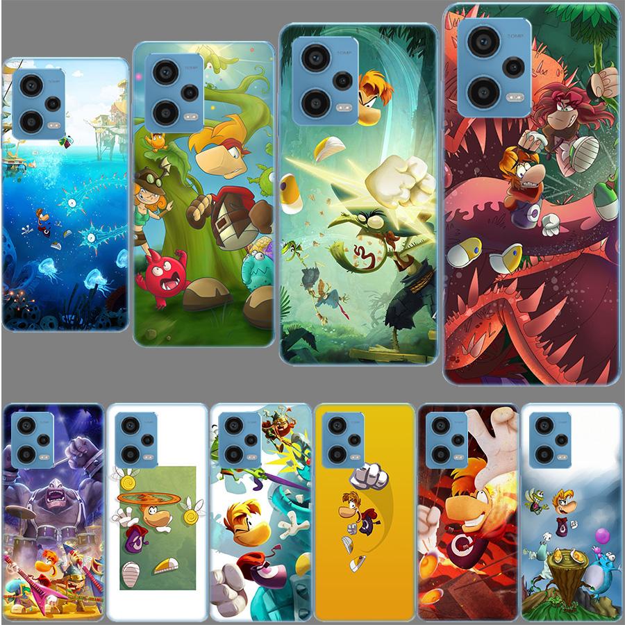 Чехол для телефона Rayman Legends Для Redmi Note 13 12 14 15 Pro Plus 13R 11 11T 11E 11S 10 Pro 10S 9 9S Чехол Cell Прозрачный ТПУ Capa
