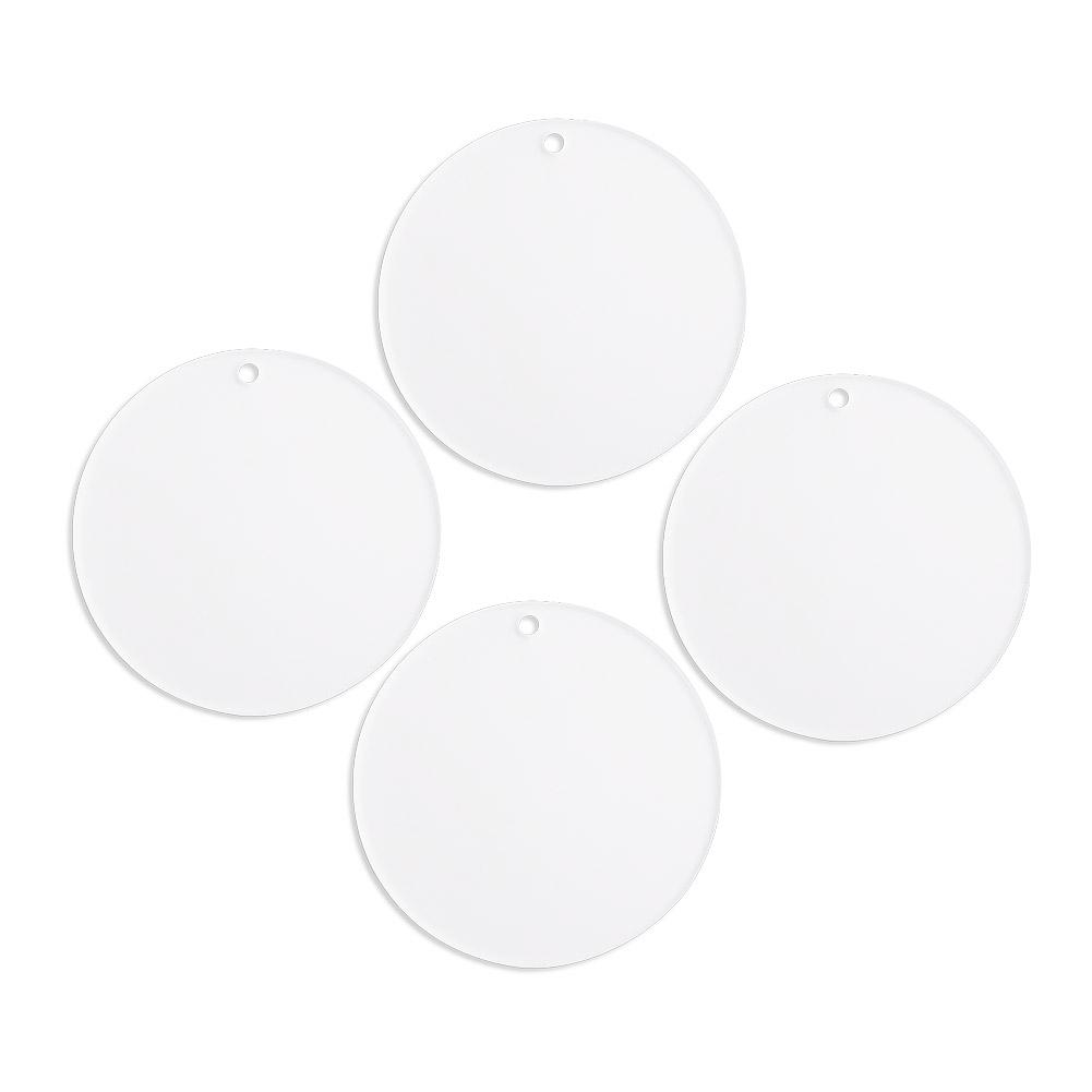 Акрил Акрил Круглая Тарелка Шарик Рождество Прозрачный Сделай Сам