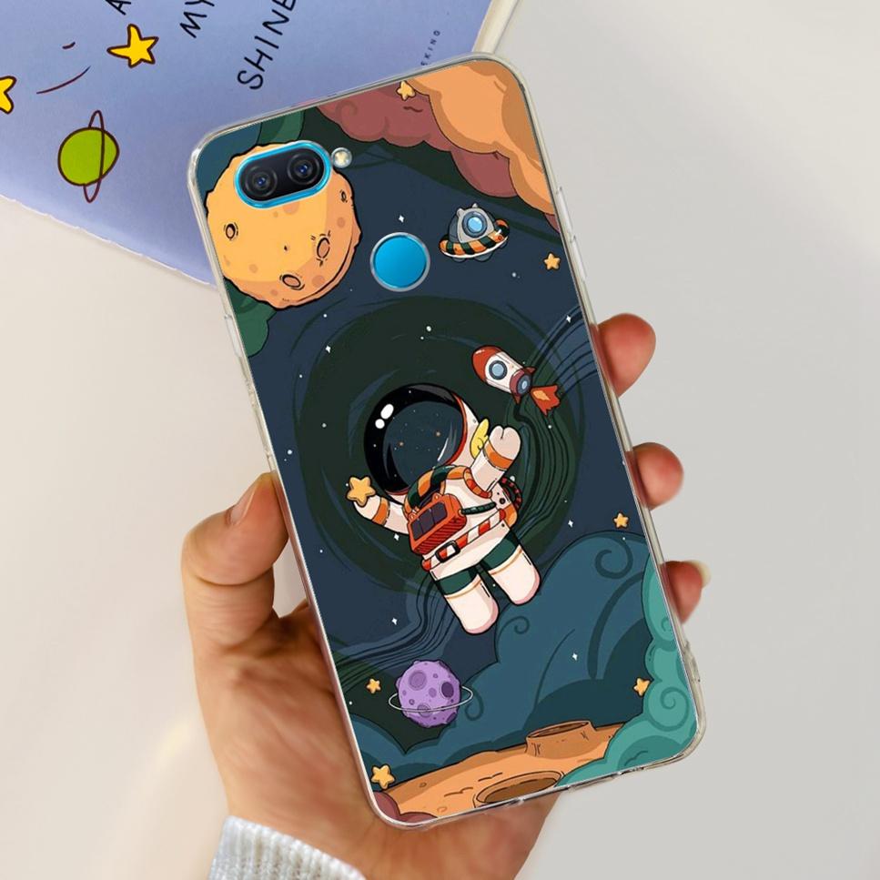 Case For Oppo A12 6.22" Cute Cartoon Dinosaur TPU Soft Silicone Clear Cover For Oppo A12 A 12 CPH2083 Phone Case Funda Bumper
