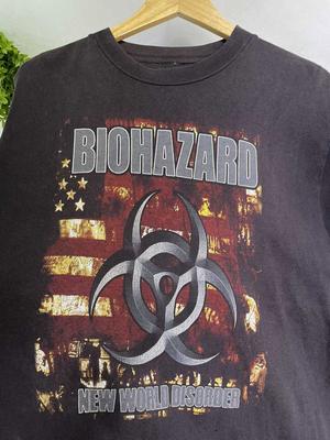 Футболка унисекс Biohazard New World Disorder для взрослых, хлопковая футболка SB071