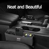 AABHS1 Leather Car Interior Seat Gap Organizer Storage Box for Cadillac Escalade Deville CT5 CT6 XT5 SRX CTS DTS STS XTS ATS BLS SLS