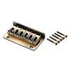6 String Bass Guitar Bridge Bass Hardware Guitar Bridges Electric Bass Bridge Metal Texture for Stage Studio Use