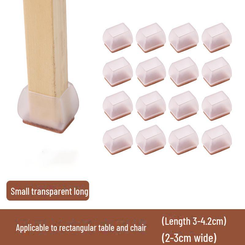 Бесшумные силиконовые противоскользящие защитные накладки на ножки столов и стульев