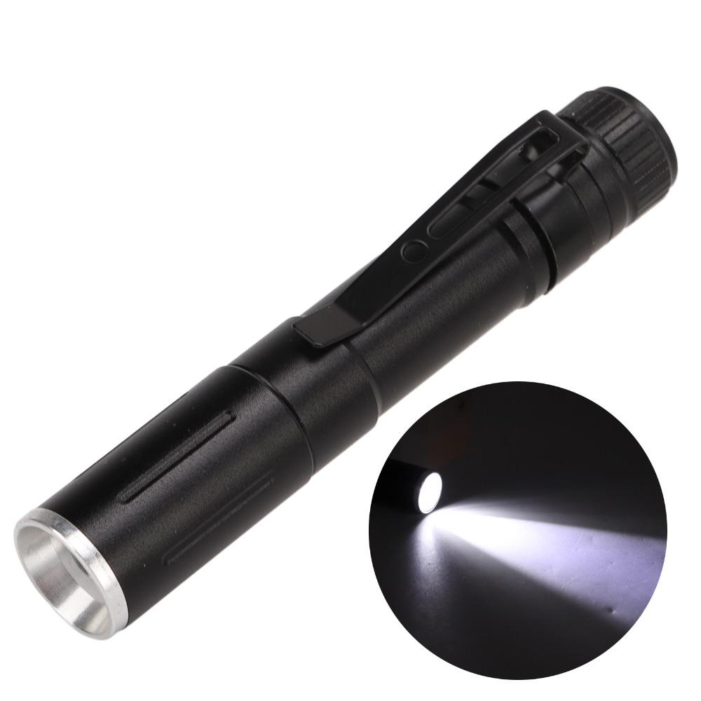 Stretchable Focusing Pocket Torch Aluminum Alloy LED Pen Light Durable LED Flashlight Inspection