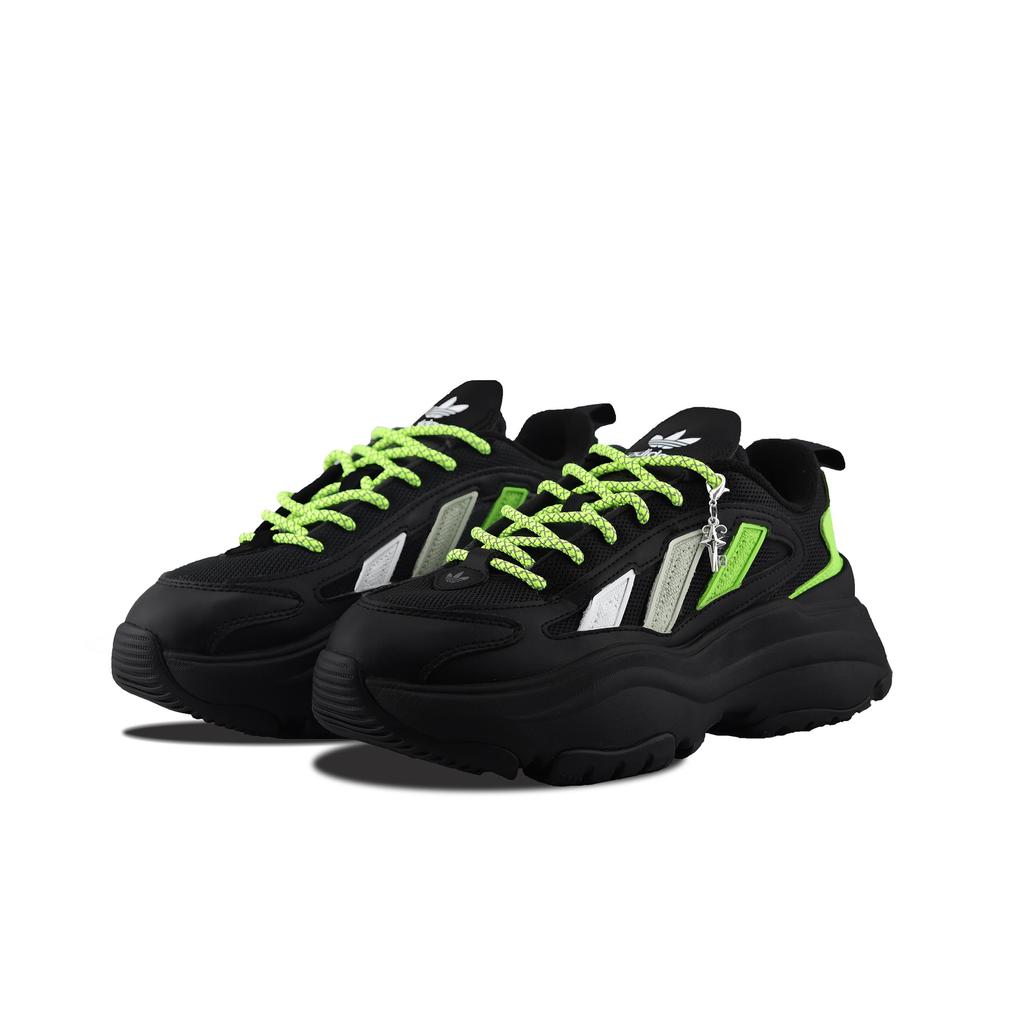 adidas Оригинальные OZGAIA Нескользящие износостойкие Низкие повседневные туфли Женские Черно-зеленые IG6045(Команда129-)