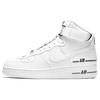 New Air Force 1 High Dual Air White Black CJ1385-100