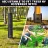 Tree Trunk Protector Vent Hole Design Expandable TPR Tree Bark Protector Guard Garden Wrap Green Plant Tool for Farm