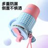 Kids Insulated Stainless Steel Water Bottle With Handle Straw 600ml Cartoon Design School Travel