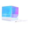 3D Cube LED Настольная лампа RGB Цветная Прозрачная Современная USB Квадратная Настольная Лампа Ночник для Спальни Гостиной