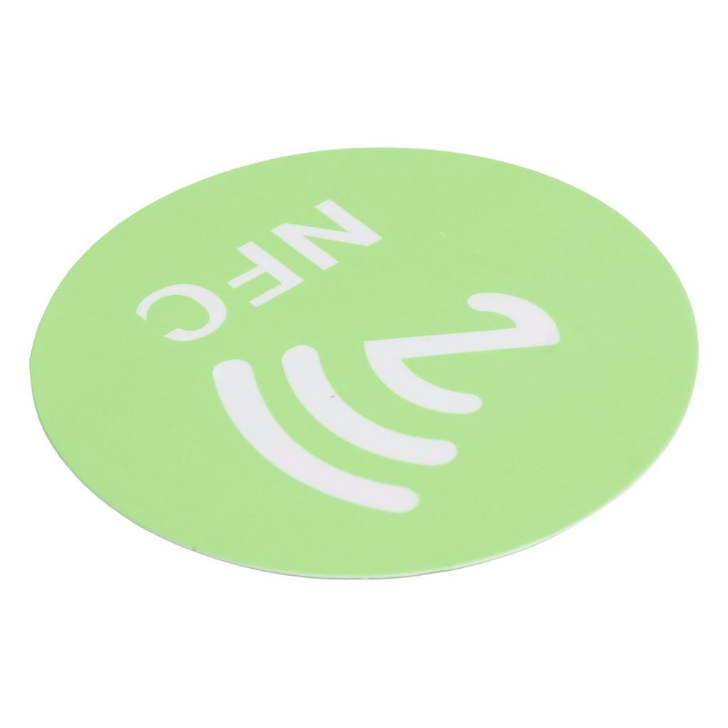 20 шт. NFC-стикеров Компактные Портативные Устойчивые к помехам Перезаписываемые CUID NFC-наклейки для устройств с поддержкой NFC Зеленые
