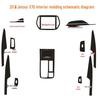 Jetour X70 Interior Carbon Fiber Stickers: 20 Model-Compatible Anti-Scratch Gear Shift & Door Panel Film