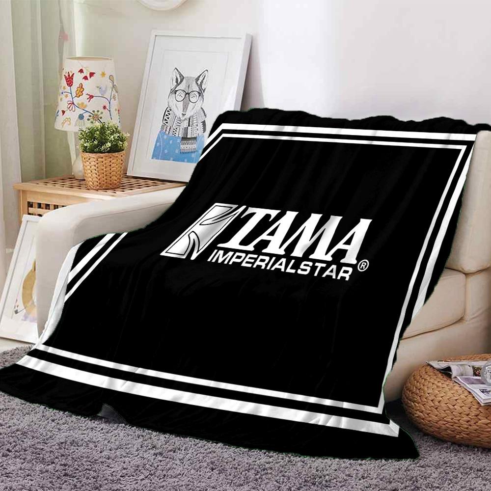 Tama Imperialstar Drums Flannel Blanket Super Soft Warm Cozy Blanket for Sofa Bed Office Travel All‑Season Home Decor Gift