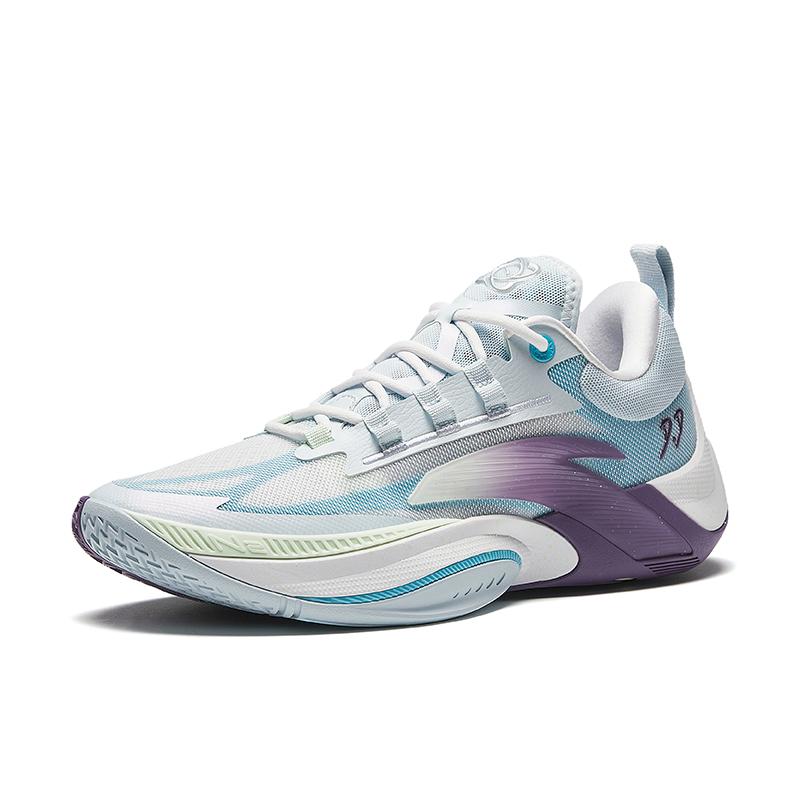 Anta Shunxi 1 MOP Nitrogen Technology Амортизация Прочные низкие баскетбольные кроссовки Мужские кроссовки Fantasy-Blue 912411110Q-3