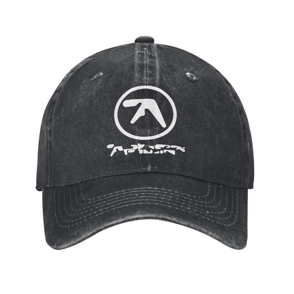 Aphex Twin Музыкальная Бейсболка Винтажная Для Пары Женская Стиранная Тракерная Кепка Высококачественный Дизайн Для Пешего Туризма Рыбалки Бейсболки Подарок