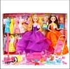 30CM Mini Movable Doll Girls Toy 3D Big Eyes BJD Princess Full Outfits Dresses Collection Childrens Doll Gift