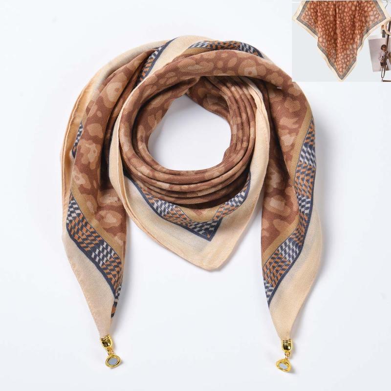 Idyllic small fresh women's imitation silk square scarf silk scarf temperament versatile scarf shawl heat