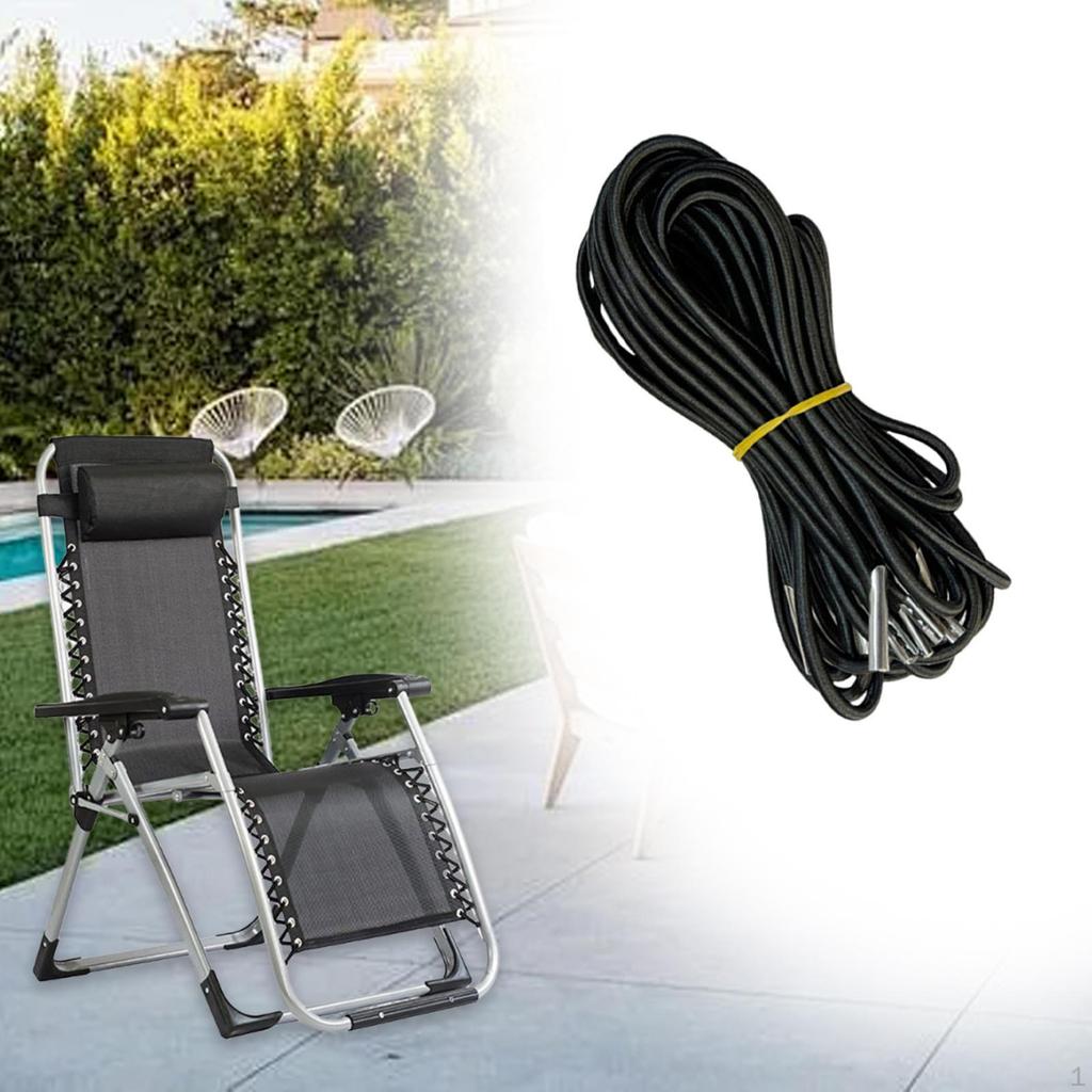 4Pcs Elastic Cord Patio Chair Replacement Sun Lounger Porch Universal Recliners Outdoor DIY