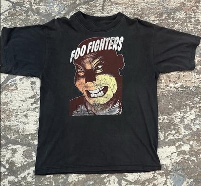 Винтажная футболка Foo Fighters Euro Boot 1995 года, размеры S-4XL