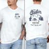 Funny The Mountains and I Must Go Double Sided TShirt Vintage Mountain Camping Pine Tree Graphic Tee Outdoor Hiker Cotton Shirt