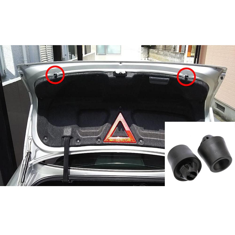 10Pcs Trunk Lid Stop Buffer & Radiator Support Clip 90541-09116 For Toyota Lexus