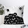 Small Coal Ball Pillow Case Square Pillow Bedroom Sofa Leisure Comfort Cushion Car Living Room Home Decoration