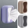 Силиконовый держатель для салфеток, присоска, крышка для салфеток, настенный ящик для хранения салфеток, ящик для салфеток для кухни и ванной комнаты
