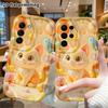 Чехол для телефона: 2D плоский дизайн, подходящий для защитного чехла Samsung Galaxy A34 A35 M05 M06 S20 S22 S21 FE Plus 5G, оранжевый и белый маленький котенок, идеальный