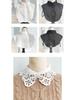 Women's Versatile White Lace Fake Shirt Collar for Spring and Autumn
