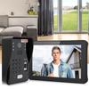 9-дюймовый проводной Wi-Fi доступ дверной телефон отпечаток пальца пароль IC карта удаленная разблокировка видеодомофон