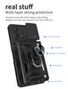 For Motorola Moto G73 5G Case Car Magnetic Ring Holder Phone Cases for Moto G73 5G MotoG73 G 73 Slide Camera Armor Back Cover