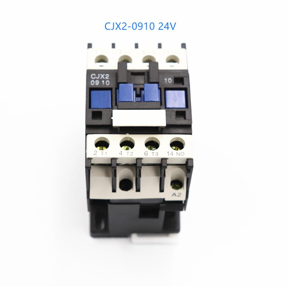 Контактор переменного тока 9A 3P+1NO/1NC Монтаж на рейку lc1d CJX2- 0910 1 нормально открытый контакт / CJX2- 0901 1 нормально закрытый контакт