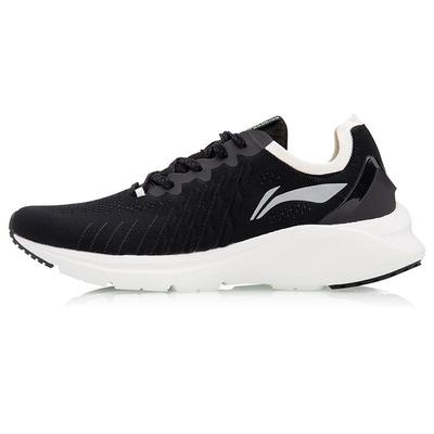 Li Ning Yun Que цельные тканые спортивные амортизирующие дышащие низкие кроссовки для бега женские кроссовки черные ARHQ178-1