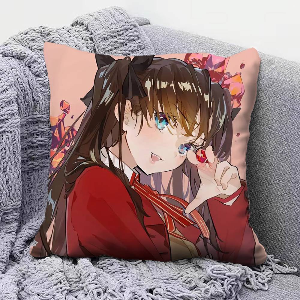 Rin Tohsaka Fate FGO HRS Home Sofa Cushion Covers and Aecorative Custom Pillow Covers