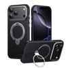 Магнитный чехол с рисунком под карбон и вращающейся на 360° подставкой для iPhone 17 Pro Max 16 Plus 15 14 13 12. Удобный захват, тонкая накладка