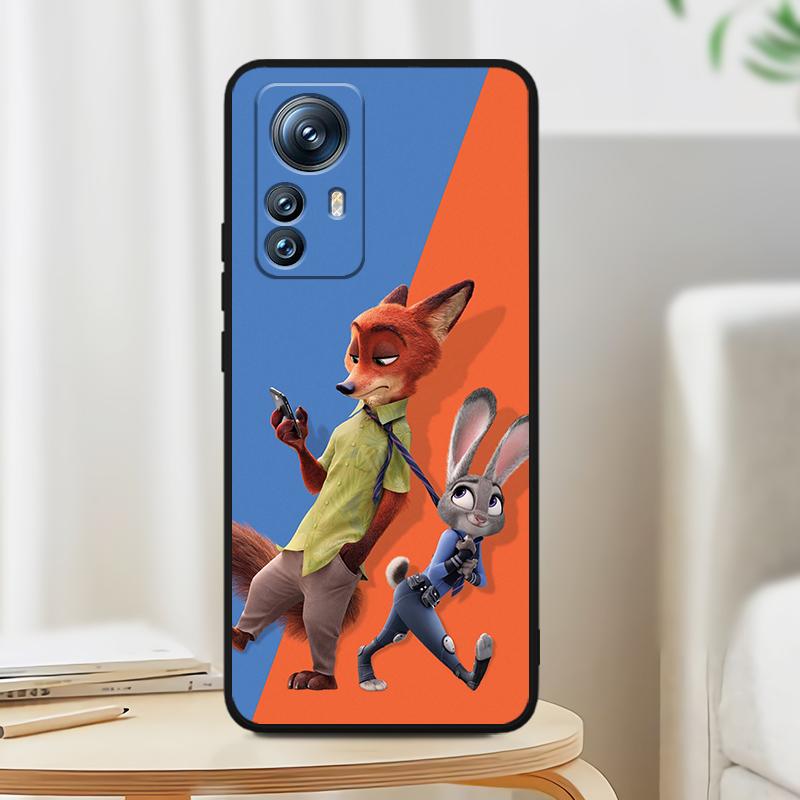 Аниме Джуди Зверополис для Xiaomi Mi 13T 13 12T 12 11T 11i 11 A3 10T 10 9 Pro Lite Ultra 5G черный чехол для телефона Funda