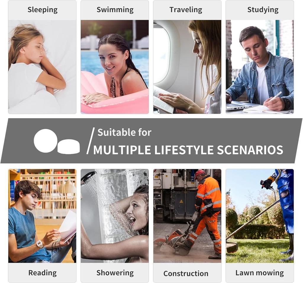 Мягкие силиконовые беруши восковые беруши многоразовые шумоподавляющие гелевые беруши водонепроницаемые наушники для сна полетов плавания